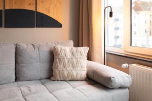 Posezení v ubytování Koje Zwei I Apartment in Stadtmitte mit Parkplatz