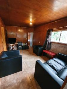 Posezení v ubytování cabañas las garzas 1