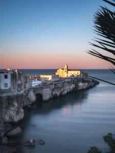a group of buildings on the shore of a body of water at Le Regioni Del Cuore in Vieste