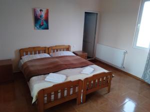 Letto o letti in una camera di Nika Inn Kobuleti