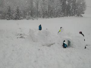 Upcycling Appartement Fischl - Nachhaltig und Kreativ Wohnen für Groß und klein during the winter