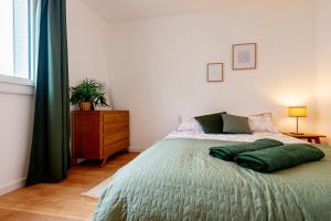 Posteľ alebo postele v izbe v ubytovaní Le Jouvence Cozy - Confort - Zen - Parking gratuit