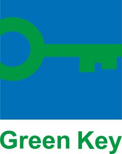 a green key with the words green key at Holiday Inn Express Dortmund, an IHG Hotel in Dortmund