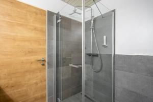Koupelna v ubytování Das Reinisch Just Rooms