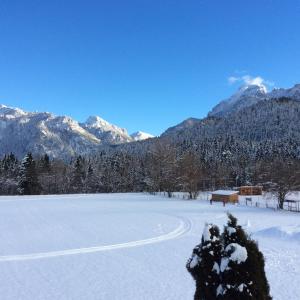 Ferienwohnung Herzstück im Haus Schlossblick im Winter