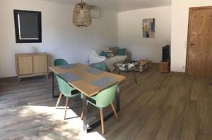 Χώρος καθιστικού στο Villa Agliastru à 900m de la plage de Lozari