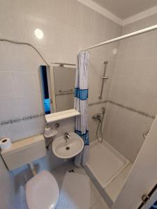 Koupelna v ubytování Villa Vilma