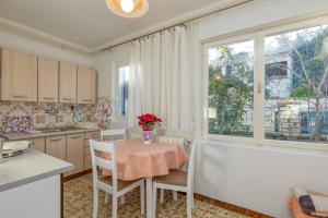 Kuchyň nebo kuchyňský kout v ubytování Apartment Complex Nevia