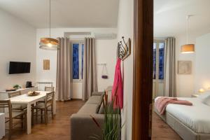 Posteľ alebo postele v izbe v ubytovaní Fornaci Vatican Flat
