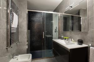 Kúpeľňa v ubytovaní Fornaci Vatican Flat