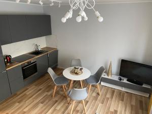 Kuchyňa alebo kuchynka v ubytovaní Baltic Sea Apartments