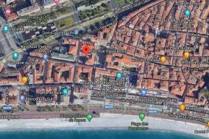 Widok na miasto Nicea z tego apartamentu
