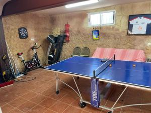 Stolní tenis v ubytování Complejo rural los llanos nebo okolí