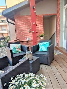 Balkón nebo terasa v ubytování Duplex Canal du Midi