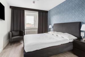 Postel nebo postele na pokoji v ubytování Best Western Hotel Tranas Statt