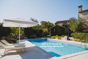 Bazén v ubytování Arbalovija Rustic Villa nebo v jeho okolí