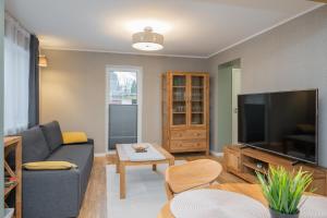 TV a/nebo společenská místnost v ubytování Loode lux with sauna