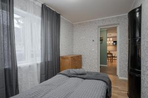 Postel nebo postele na pokoji v ubytování Loode lux with sauna