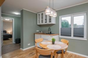 Kuchyň nebo kuchyňský kout v ubytování Loode lux with sauna