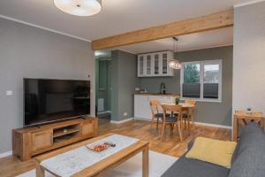 TV a/nebo společenská místnost v ubytování Loode lux with sauna