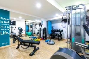 Posilňovňa alebo fitness centrum v ubytovaní Occidental Praha Five