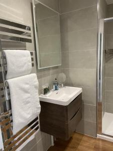 Marshpools Bed & Breakfast - Licensed near Weobley village的一间浴室
