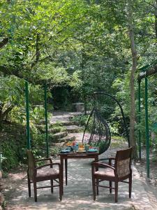 Neemrana's Glasshouse on the Ganges外面的花园