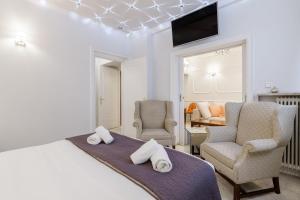 Posteľ alebo postele v izbe v ubytovaní Presidential Apartment by Athens Stay