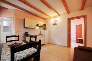 Kuchyň nebo kuchyňský kout v ubytování Apartments Ivica