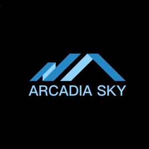 un logotipo para un cielo ad adbia en Апартаменты в Аркадии - Arcadia Sky Apartments en Odesa