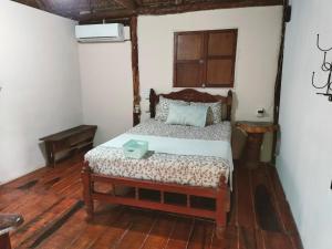 Cama o camas de una habitación en Villa Akbal