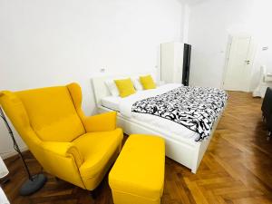 Postel nebo postele na pokoji v ubytování CenterApartment