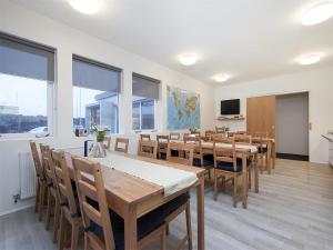 TV a/nebo společenská místnost v ubytování KEF Guesthouse by Keflavík airport