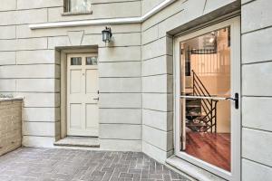 a door to a house with a porch at Hoboken Condo 4 Mi to Times Square! in Hoboken