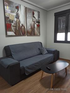 Posezení v ubytování Apartamento reformado 2º
