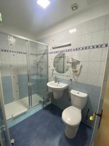 Kúpeľňa v ubytovaní Point Pension