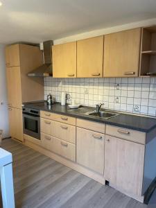 A kitchen or kitchenette at B-S Apartments L