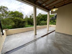 En balkong eller terrass på Casa na Praia Norte da ilha