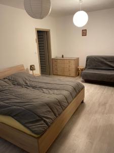 Postel nebo postele na pokoji v ubytování Liptovský Ján,Apartmán N5,Apartmán N13