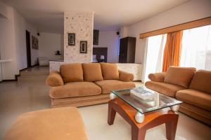 Hotel Campestre La Posada Del Rancho的休息区