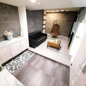 Koupelna v ubytování Lanhiwan Inn