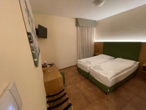 Postel nebo postele na pokoji v ubytování Hotel Trieste