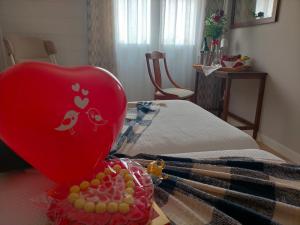 Azafrán Consuegra客房内的一张或多张床位