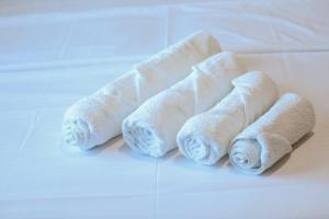 Katil atau katil-katil dalam bilik di Hotel Celiku