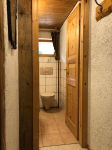 Koupelna v ubytování Bücheler OG