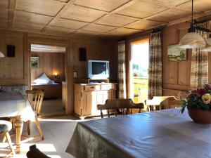 TV a/nebo společenská místnost v ubytování Bücheler OG