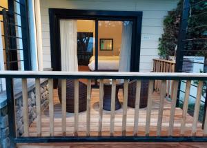 A balcony or terrace at The Riverside Inn