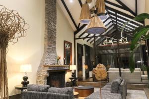 A seating area at The Riverside Inn