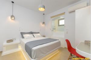 Posteľ alebo postele v izbe v ubytovaní Aphrodite Luxury Apartments + 37 fotografií
