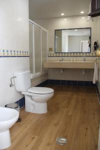 Koupelna v ubytování La Piquera Hostal
